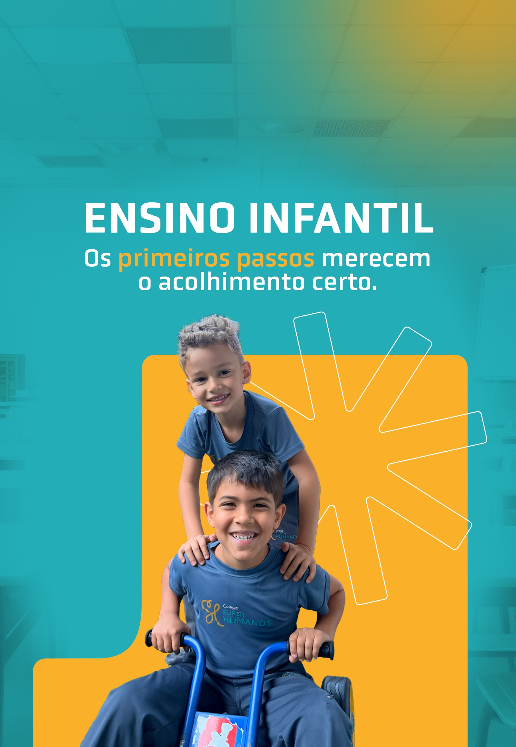 Banner Colégio Super Humanos