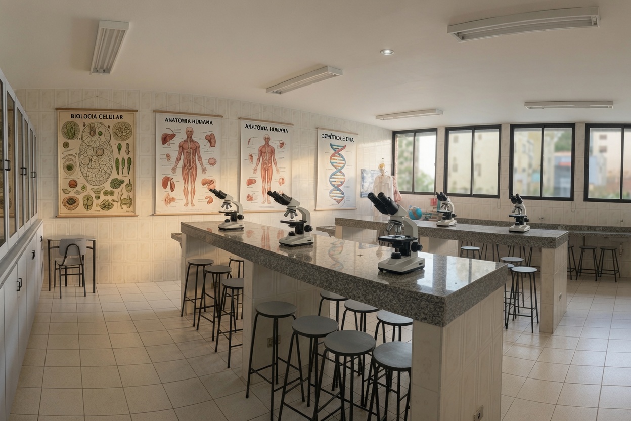 Laboratório do Colégio Super Humanos