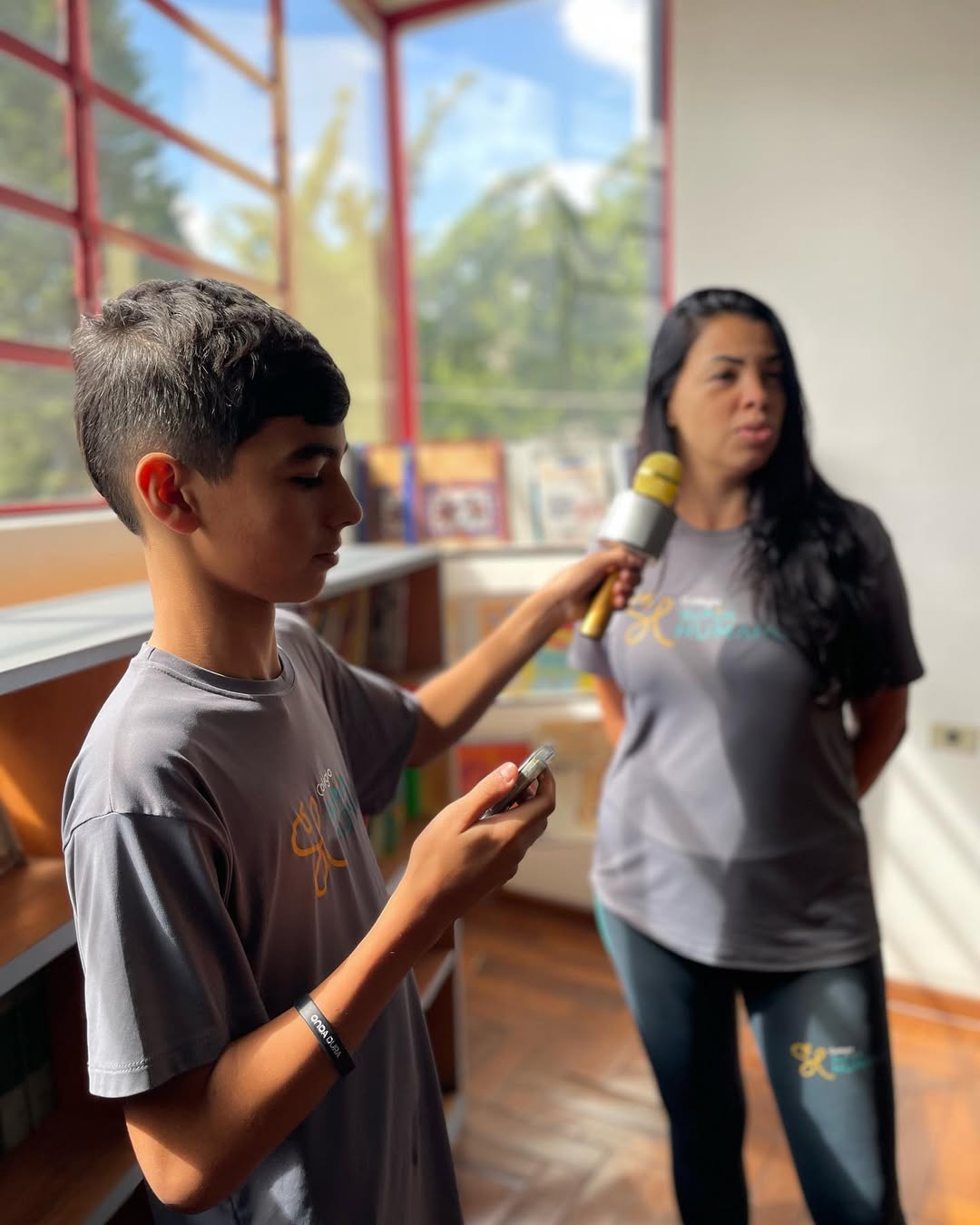 Momento do dia a dia no Colégio Super Humanos